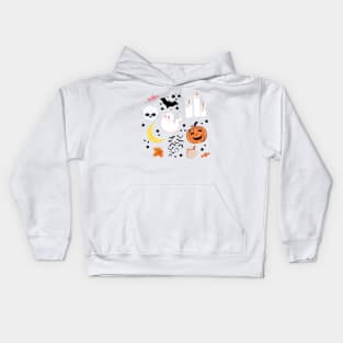 Fun gothic autumn pattern Kids Hoodie